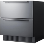 Summit 30-Inch 5.42 Cu. Ft. 2-Drawer All-Refrigerator - Custom Panel - SPR3032D - Image 2