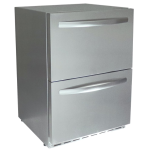 RCS 24-Inch 5.2 Cu. Ft. Outdoor Rated Dual Drawer Compact Refrigerator - REFR4 - Image 2