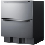 Summit 27-Inch 4.83 Cu. Ft. 2-Drawer All-Refrigerator - Custom Panel - SPR275OS2D - Image 2