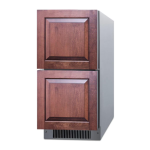 Summit 15-Inch 2.8 Cu. Ft. ADA Compliant Outdoor Double Drawer Compact Refrigerator - ADRD15OS - Image 3