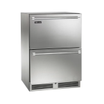 Perlick 24-Inch Signature Series Marine & Coastal Series Stainless Steel Refrigerated Drawers W/ Door Lock - HP24RM-4-5DL