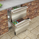 Marvel 24-Inch 5 Cu. Ft. Outdoor Rated Refrigerated Drawers - MODR224SS71A - Image 2