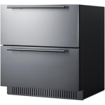 Summit 30-Inch 5.42 Cu. Ft. 2-Drawer All-Refrigerator, ADA Compliant - Custom Panel - SPR3032DADA - Image 2