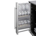 Summit 24-Inch 3.1 Cu. Ft. Shallow Depth Outdoor Compact Refrigerator W/ Slide-Out Storage Compartment - BCR19924 - Image 6