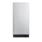 Summit 15-Inch 3.0 Cu. Ft. Commercial Outdoor Rated Compact Refrigerator - Stainless Steel - SPR316OSCSS