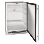 U-Line 24-Inch 5.4 Cu. Ft. Outdoor Rated Solid Door Refrigerator - Stainless Steel - UORE124-SS01A - Image 2