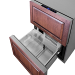 Summit 24-Inch 3.32 Cu. Ft. 2-Drawer Refrigerator-Freezer, ADA Compliant - Custom Panel - ADRF244CSS - Image 5