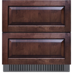 Summit 30-Inch 5.42 Cu. Ft. 2-Drawer All-Refrigerator, ADA Compliant - Custom Panel - SPR3032DPNRADA