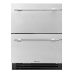 True ADA Height 24 Inch 5 Cu. Ft. Outdoor Refrigerator Drawers - Stainless Steel - TURADA-24-D-A~S
