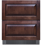 Summit 27-Inch 4.83 Cu. Ft. 2-Drawer All-Refrigerator, ADA Compliant - Custom Panel - SPR275OS2DPNRADA