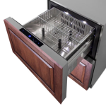 Summit 24-Inch 3.7 Cu. Ft. 2-Drawer All-Refrigerator, ADA Compliant - Custom Panel - ADRD241CSS - Image 3