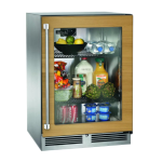 Perlick 24-Inch Signature Series Shallow Depth Stainless Steel Panel Ready Glass Door Outdoor Refrigerator w/ Door Lock - Right Hinged - HH24RO-4-4RL - Image 2