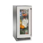 Perlick 15-Inch Signature Series Stainless Steel Panel Ready Glass Door Outdoor Refrigerator w/ Door Lock - Left Hinged - HP15RO-4-4LL - Image 2