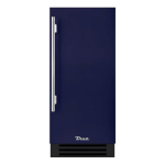 True 15 Inch 3.14 Cu. Ft. Right Hinge Outdoor Refigerator - Cobalt w/ Stainless Steel Handles - TUR-15-R-OP-C~DSK-078-H04