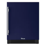 True ADA Height 24 Inch 5 Cu. Ft. Right Hinge Outdoor Refrigerator - Cobalt w/ Stainless Steel Handles - TURADA-24-RS-A~078-H04