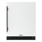 True ADA Height 24 Inch 5 Cu. Ft. Right Hinge Outdoor Refrigerator - Matte White w/ Pewter Handles - TURADA-24-RS-A~030-H05