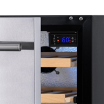 NewAir 24-Inch 4.1 Cu. Ft. Built-in 20 Bottle & 80 Can Dual Drawer Wine & Beverage Fridge - NOF100SS00 - Image 12