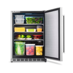 NewAir 24 Inch 160 Can Right Hinge Commercial Built-in Outdoor Beverage Cooler - Stainless Steel - NCR053SS00 - Image 12