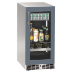 Marvel Essential 15-in 3 Cu. Ft. Beverage Center w/ Panel Ready Glass Door - MRBV215-IG31A