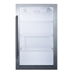 Summit Commercial 19-Inch 3.1 Cu. Ft. ADA Compliant Shallow Depth Outdoor Rated Beverage Cooler - SPR489OSADA