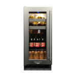 Kalamazoo Signature 15 Inch Outdoor Beverage Center - Left Hinge - Lock - Marine-Grade - K-HP15BO-4-3LL-M6
