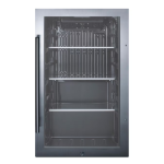 Summit Commercial 19-Inch 3.1 Cu. Ft. Shallow Depth Outdoor Rated Beverage Cooler - SPR488BOSCSS
