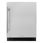 True ADA Height 24 Inch 105 Can 12 Bottle Right Hinge Outdoor Beverage Center - Stainless Steel - TUBADA-24-RS-A~S