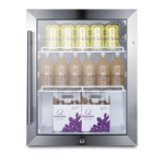 Summit Commercial 19-Inch 2.1 Cu. Ft. Compact Countertop Outdoor Rated Beverage Center - SPR314LOSCSS - Image 3