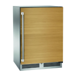 Perlick 24-Inch Signature Series Shallow Depth Stainless Steel Panel Ready Outdoor Beverage Center w/ Door Lock - Right Hinged - HH24BO-4-2RL - Image 2