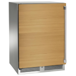 Perlick 24-Inch Signature Series Shallow Depth Stainless Steel Panel Ready Outdoor Beverage Center w/ Door Lock - Left Hinged - HH24BO-4-2LL - Image 2