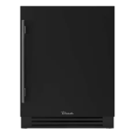 True ADA Height 24 Inch 105 Can 12 Bottle Right Hinge Outdoor Beverage Center - Matte Black w/ Pewter Handle - TUBADA-24-RS-A~027-H05