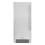 True ADA Height 15 Inch 75 Lb. Left Hinge Outdoor Ice Maker - Stainless Steel - TUIADA-15-LS-A~S