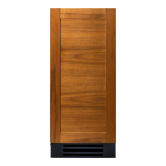 True 15 Inch 85 Lb. Left Hinge Outdoor Ice Maker - Overlay Ready - TUI-15-L-OP-D