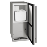 U-Line 15-Inch 25 Lb. Outdoor Rated Crescent Ice Maker - Stainless Steel - UOCR115-SS01B - Image 2