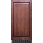 Summit Commercial 62 Lb. 15-Inch Outdoor Rated Clear Ice Maker With Gravity Drain - Custom Panel Ready - BIM68OSGDRIF - Image 2