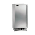 Perlick 15 Inch Undercounter ADA Series Clear Ice Maker Stainless Steel Solid Door w/ Integrated Pump - Left Hinge - HA15CI-1L