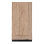 True ADA Height 15 Inch 75 Lb. Left Hinge Outdoor Ice Maker - Overlay Ready - TUIADA-15-LS-A~O