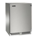 Perlick 24-Inch Signature Series Marine & Coastal Series Stainless Steel Outdoor Dual-Zone Wine Reserve W/ Door Lock - Left Hinge - HP24DM-4-1LL