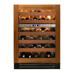 True 24 Inch 45 Bottle Right Hinge Glass Door Outdoor Dual Zone Outdoor Wine Cabinet - Overlay Ready - TWC-24DZ-R-OG-C