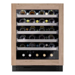 True ADA Height 24 Inch 40 Bottle Left Hinge Glass Door Outdoor Wine Cabinet - Overlay  Ready - TUWADA-24-LG-A~O