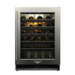 Kalamazoo Signature 24 Inch Outdoor Wine Chiller - Right Hinge - Lock - Marine-Grade - K-HP24WO-4-3RL-M6