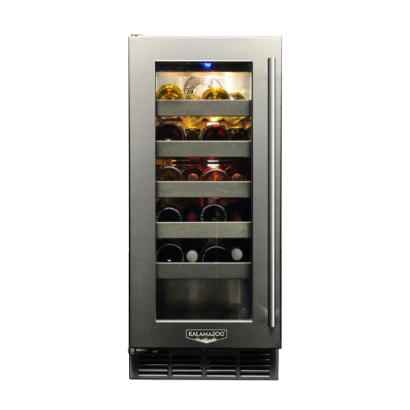 duttpack-40679 Kalamazoo Signature 15 Inch Outdoor Wine Chiller - Left Hinge - K-HP15WO-4-3L-S4 - Image 1