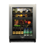Kalamazoo Signature 24 Inch Dual-Zone Outdoor Refrigerator / Wine Chiller - Right Hinge - Lock - Marine-Grade - K-HP24CO-4-3RL-M6