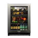 Kalamazoo Signature 24 Inch Dual-Zone Outdoor Refrigerator / Wine Chiller - Left Hinge - Lock - K-HP24CO-4-3LL-S4
