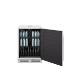 Zephyr Presrv 24 Inch Outdoor Kegerator & Beverage Cooler Double Tap w/ Line Cleaning Kit - PRKB24C01AS-OD - Image 5