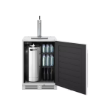 Zephyr Presrv 24 Inch Outdoor Kegerator & Beverage Cooler Single Tap w/ Line Cleaning Kit - PRKB24C01AS-OD - Image 6
