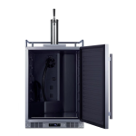 Summit Commercial Outdoor Rated Single Tap Beer Dispenser / Kegerator w/ Shelves - SBC683OS - Image 4