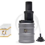 Zephyr Presrv 24 Inch Outdoor Kegerator & Beverage Cooler Triple Tap w/ Line Cleaning Kit - PRKB24C01AS-OD - Image 10