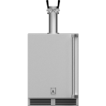 Hestan 24-Inch 5.2 Cu. Ft. Left Hinge Outdoor Rated Double Tap Beer Dispenser - GFDSL242