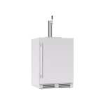 Zephyr Presrv 24 Inch Outdoor Kegerator & Beverage Cooler Single Tap on Rolling Casters w/ Line Cleaning Kit - PRKB24C01AS-OD - Image 7